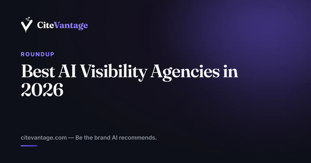Best AI Visibility (GEO/AEO) Agencies & Tools in 2026