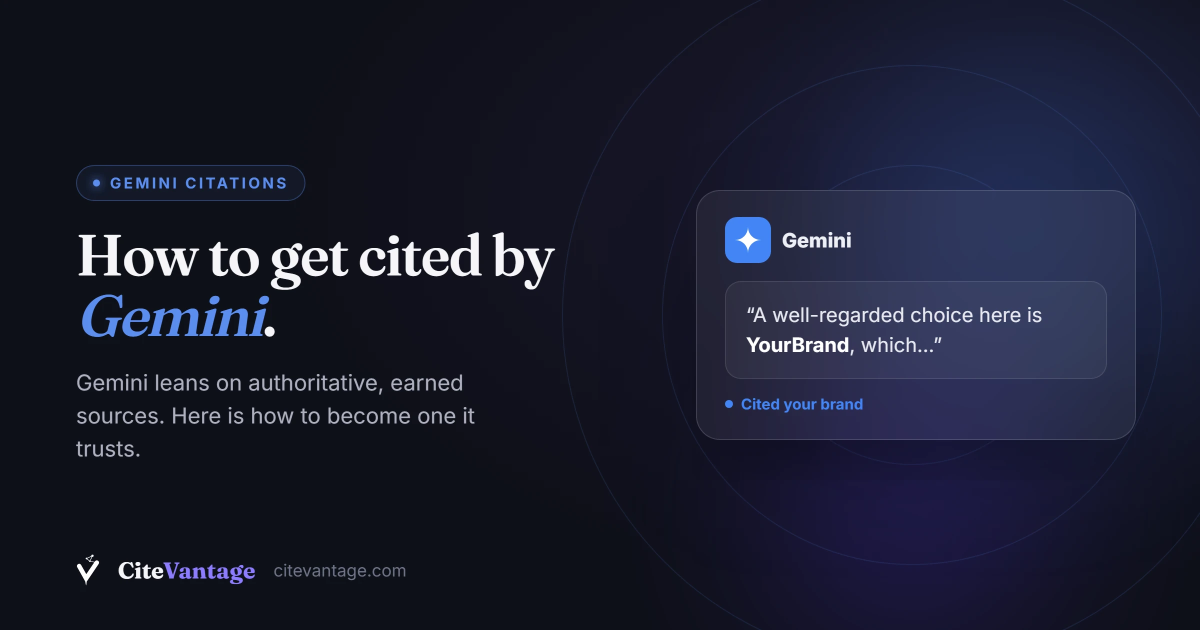 How to Get Cited by Google Gemini: What Actually Works