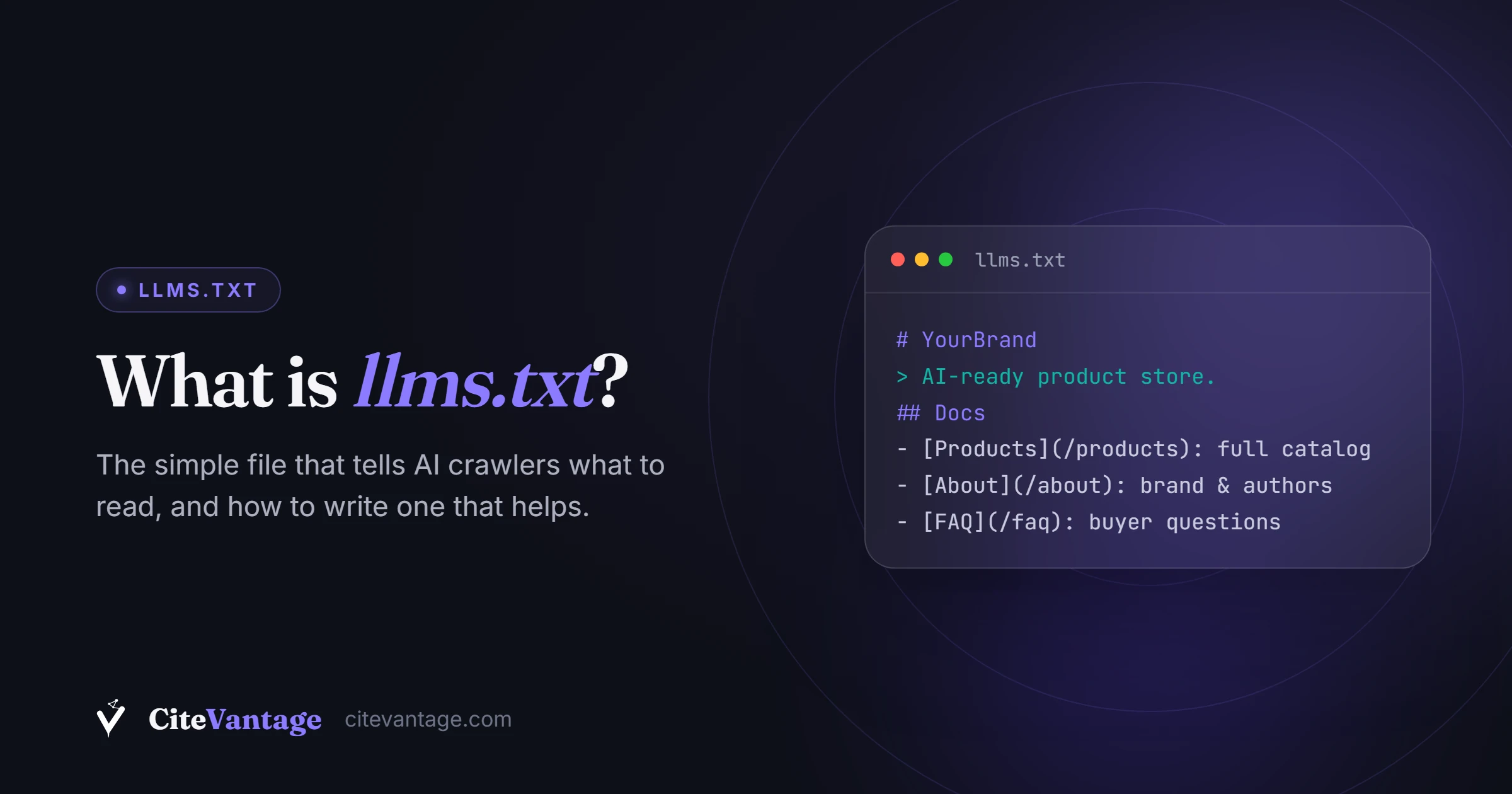 What Is llms.txt? Complete Setup Guide